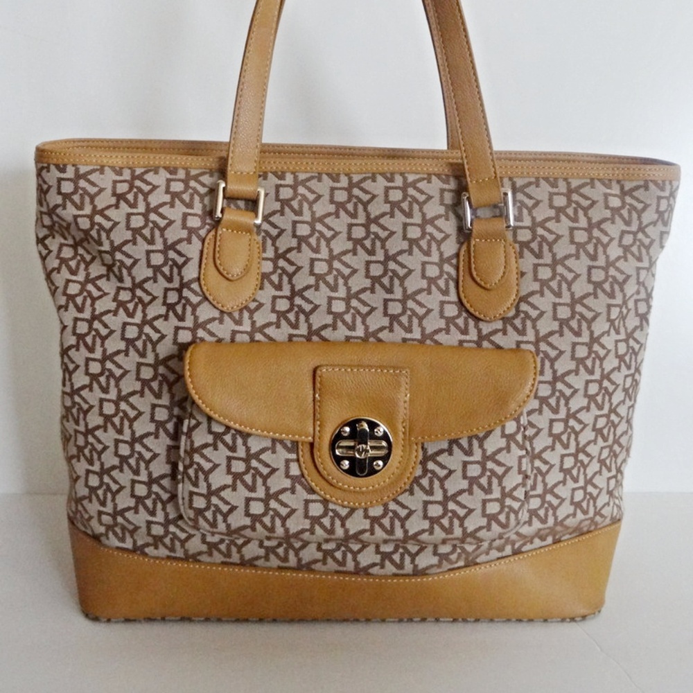 Women's DKNY Brown Large Handbag Pre-owned